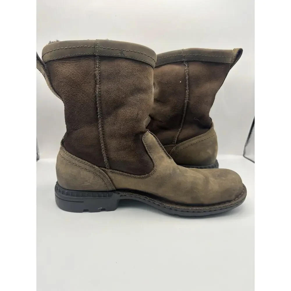 Ugg Hartsville Suede Brown Boots Men Size 9